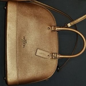 Coach Rose Gold Satchel